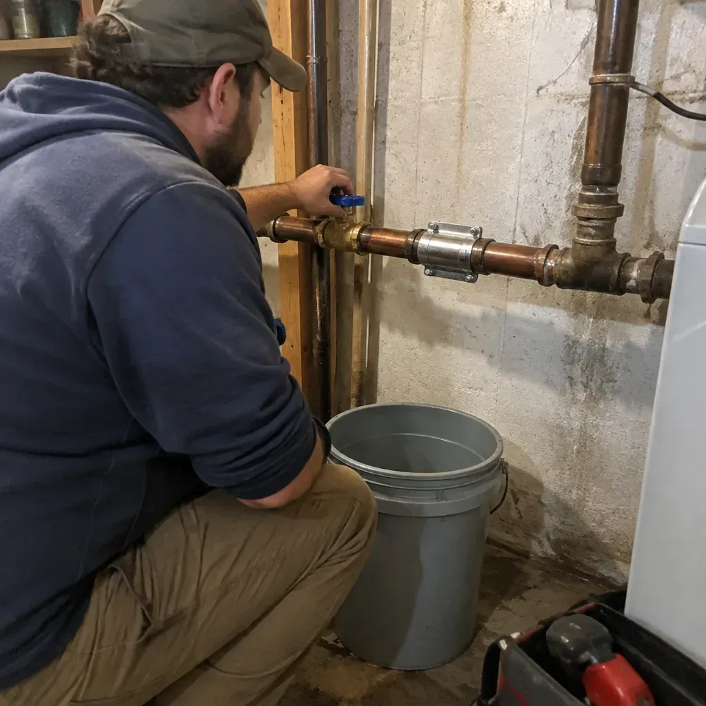 Pipe Clamps affecting a water supply line in Elgin, IL