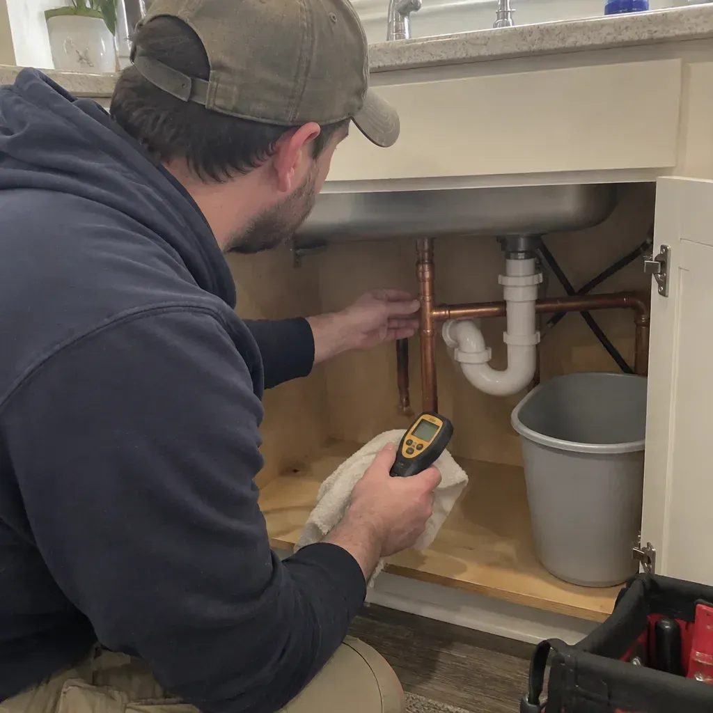 Punctured Water Pipe Repair damaged pipe in Elgin, IL